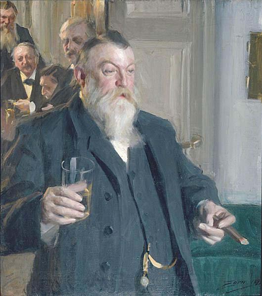 Anders Zorn A Toast in the Idun Society,